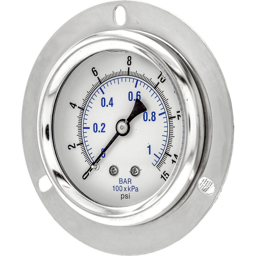 Pressure Gauges; Gauge Type: Industrial Pressure Gauges ; Scale Type: Dual ; Accuracy (%): 2-1-2% ; Dial Type: Analog ; Thread Type: 1/4