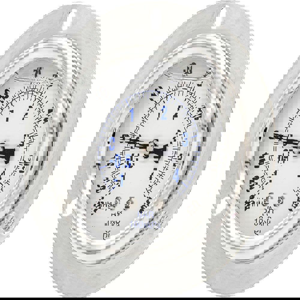 Pressure Gauges; Gauge Type: Industrial Pressure Gauges ; Scale Type: Dual ; Accuracy (%): 2-1-2% ; Dial Type: Analog ; Thread Type: 1/4