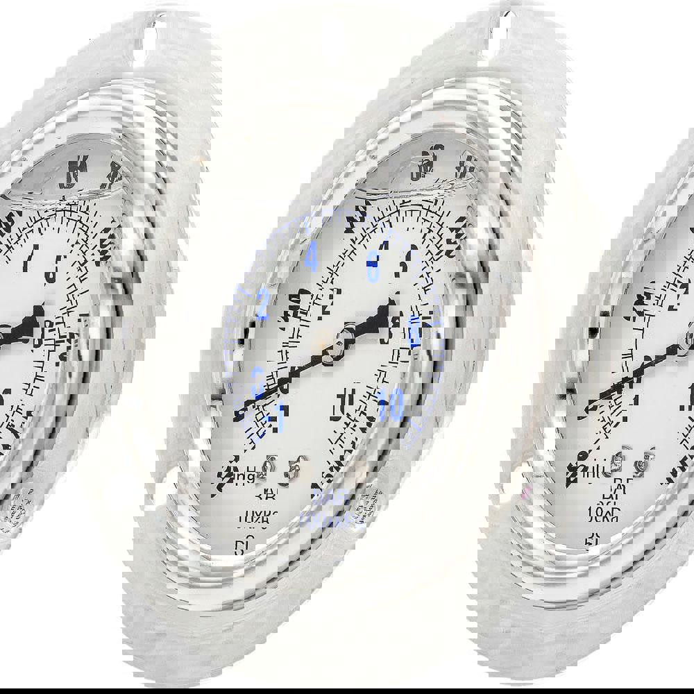 Pressure Gauges; Gauge Type: Industrial Pressure Gauges ; Scale Type: Dual ; Accuracy (%): 2-1-2% ; Dial Type: Analog ; Thread Type: 1/4