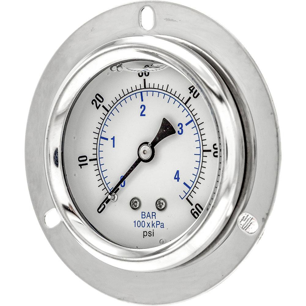 Pressure Gauges; Gauge Type: Industrial Pressure Gauges ; Scale Type: Dual ; Accuracy (%): 2-1-2% ; Dial Type: Analog ; Thread Type: 1/4