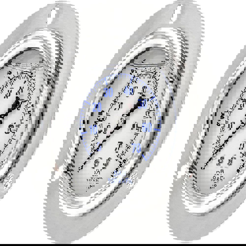 Pressure Gauges; Gauge Type: Industrial Pressure Gauges ; Scale Type: Dual ; Accuracy (%): 2-1-2% ; Dial Type: Analog ; Thread Type: 1/4