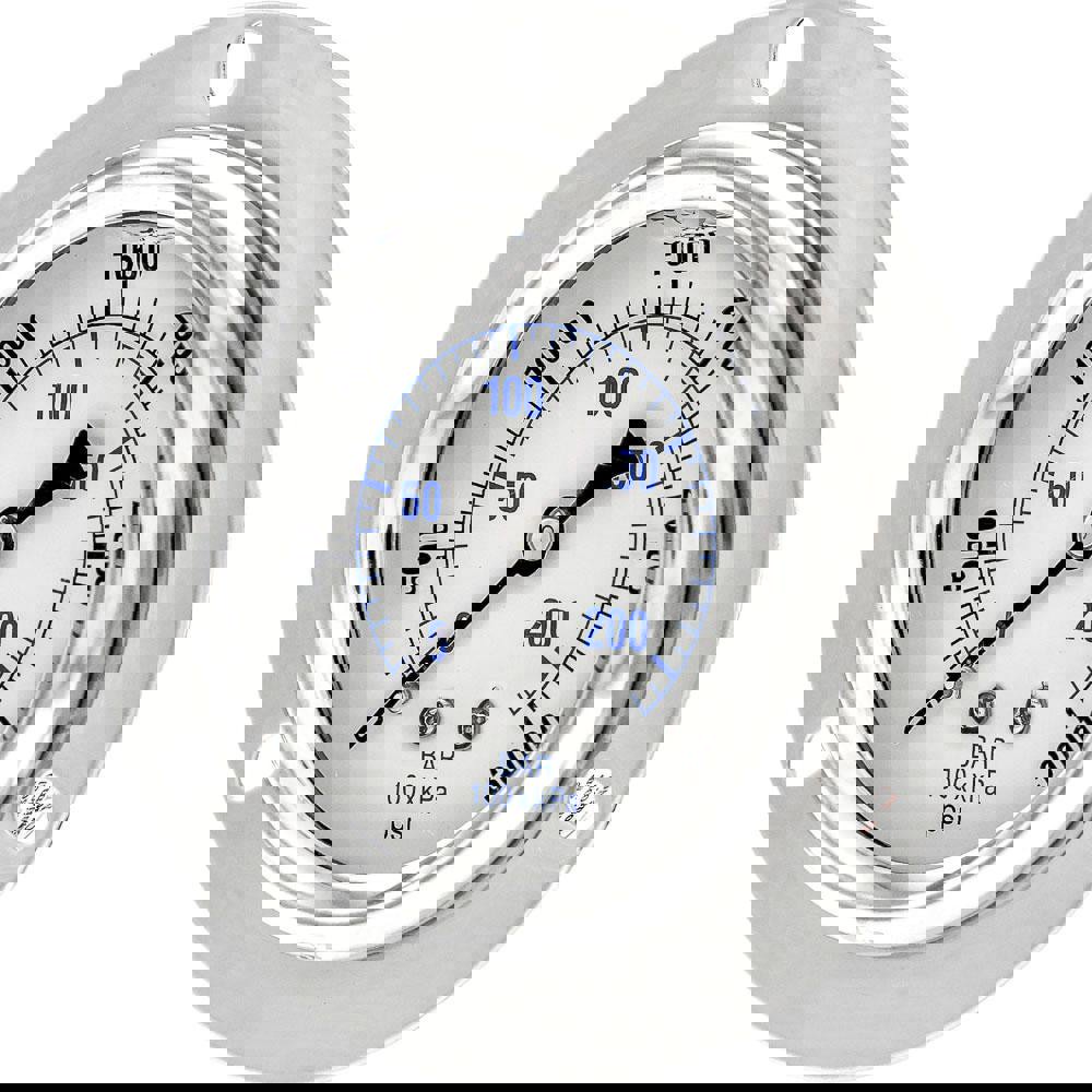 Pressure Gauges; Gauge Type: Industrial Pressure Gauges ; Scale Type: Dual ; Accuracy (%): 2-1-2% ; Dial Type: Analog ; Thread Type: 1/4