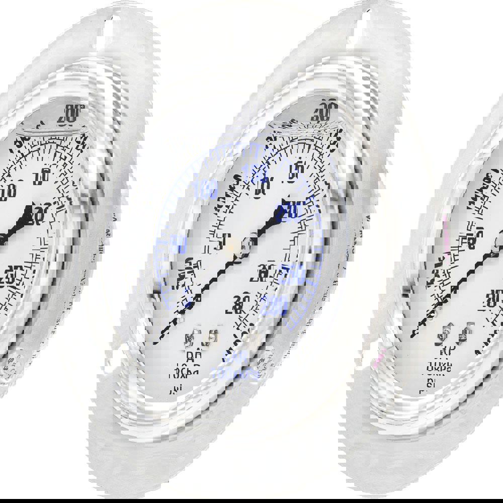 Pressure Gauges; Gauge Type: Industrial Pressure Gauges ; Scale Type: Dual ; Accuracy (%): 2-1-2% ; Dial Type: Analog ; Thread Type: 1/4