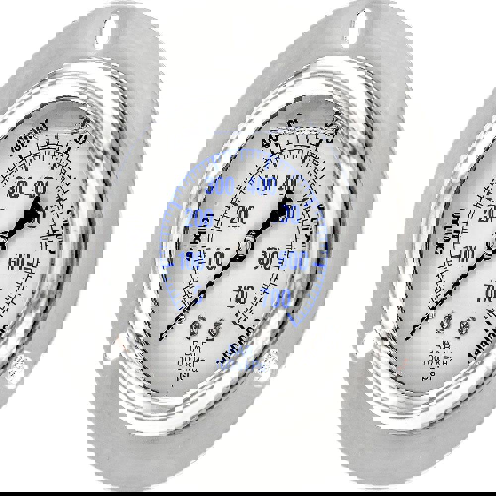 Pressure Gauges; Gauge Type: Industrial Pressure Gauges ; Scale Type: Dual ; Accuracy (%): 2-1-2% ; Dial Type: Analog ; Thread Type: 1/4