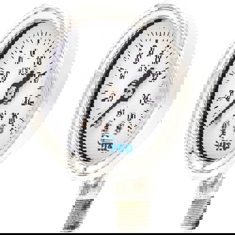 Pressure Gauges; Gauge Type: Pressure Single Scale ; Scale Type: Single ; Accuracy (%): 3-2-3% ; Dial Type: Analog ; Thread Type: NPT ; Bourdon Tube Material: Stainless Steel