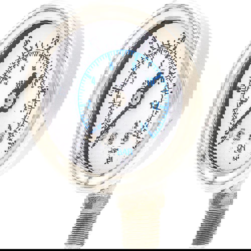 Pressure Gauges; Gauge Type: Industrial Pressure Gauges ; Scale Type: Dual ; Accuracy (%): 3-2-3% ; Dial Type: Analog ; Thread Type: NPT ; Bourdon Tube Material: 316 Stainless Steel