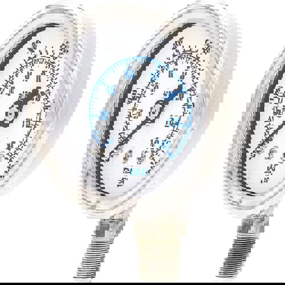 Pressure Gauges; Gauge Type: Industrial Pressure Gauges ; Scale Type: Dual ; Accuracy (%): 3-2-3% ; Dial Type: Analog ; Thread Type: NPT ; Bourdon Tube Material: 316 Stainless Steel