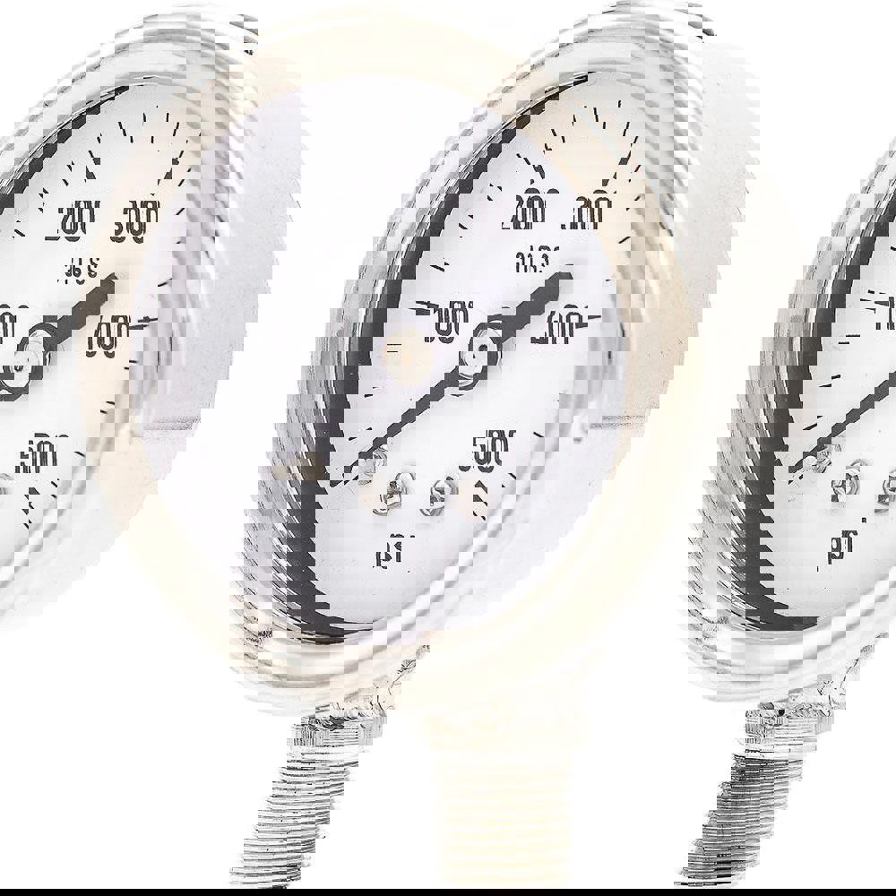Pressure Gauges; Gauge Type: Industrial Pressure Gauges ; Scale Type: Single ; Accuracy (%): 3-2-3% ; Dial Type: Analog ; Thread Type: NPT ; Bourdon Tube Material: 316 Stainless Steel
