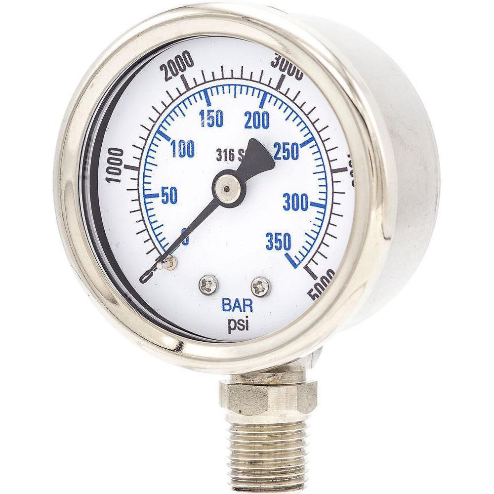 Pressure Gauges; Gauge Type: Industrial Pressure Gauges ; Scale Type: Dual ; Accuracy (%): 3-2-3% ; Dial Type: Analog ; Thread Type: 1/4
