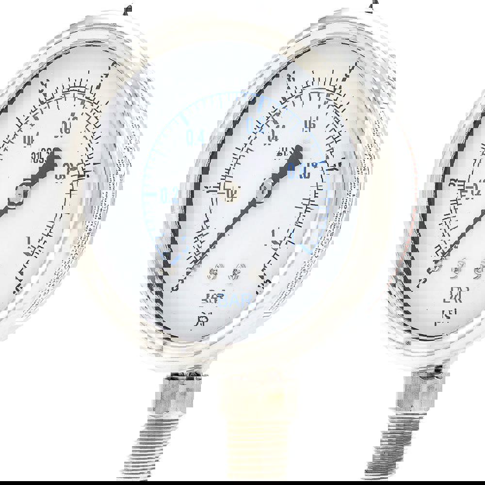 Pressure Gauges; Gauge Type: Industrial Pressure Gauges ; Scale Type: Dual ; Accuracy (%): 2-1-2% ; Dial Type: Analog ; Thread Type: 1/4