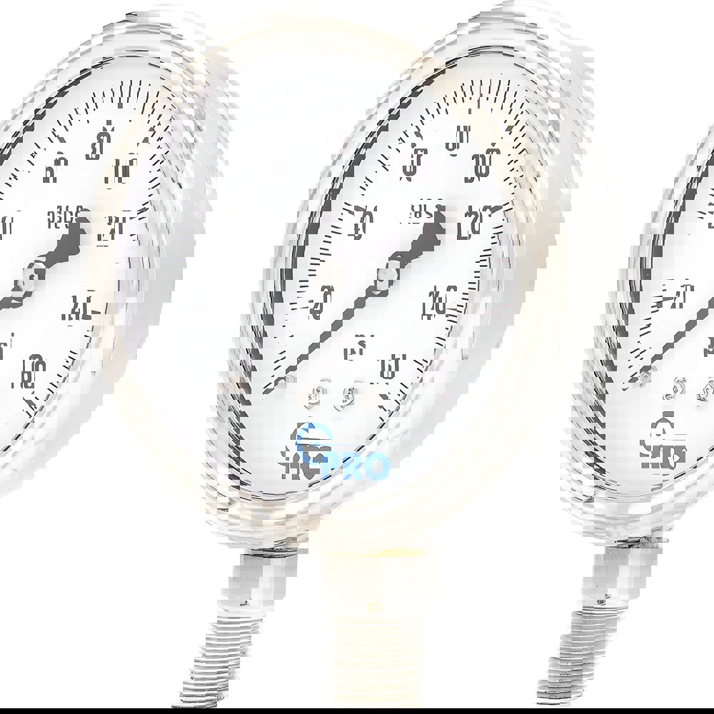 Pressure Gauges; Gauge Type: Pressure Single Scale ; Scale Type: Single ; Accuracy (%): 3-2-3% ; Dial Type: Analog ; Thread Type: NPT ; Bourdon Tube Material: Stainless Steel