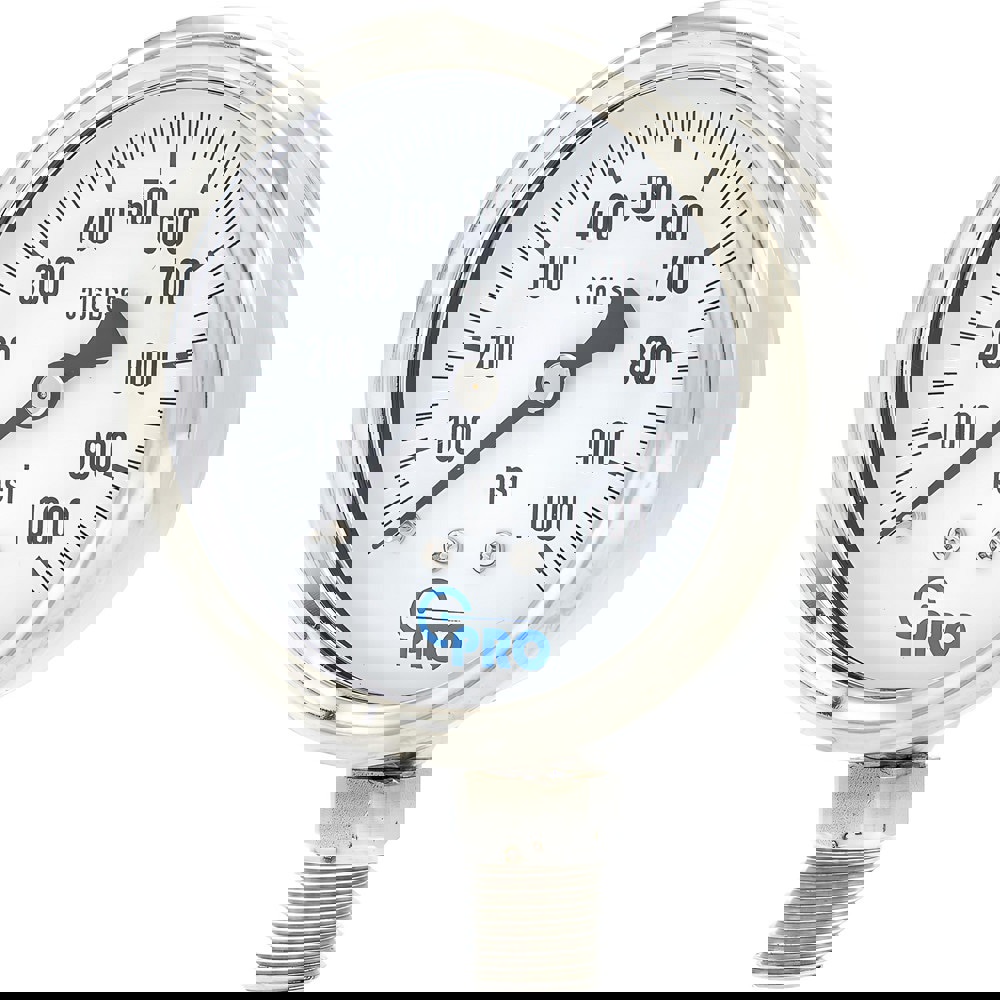 Pressure Gauges; Gauge Type: Pressure Single Scale ; Scale Type: Single ; Accuracy (%): 3-2-3% ; Dial Type: Analog ; Thread Type: NPT ; Bourdon Tube Material: Stainless Steel