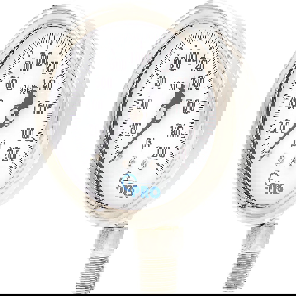 Pressure Gauges; Gauge Type: Pressure Single Scale ; Scale Type: Single ; Accuracy (%): 3-2-3% ; Dial Type: Analog ; Thread Type: NPT ; Bourdon Tube Material: Stainless Steel
