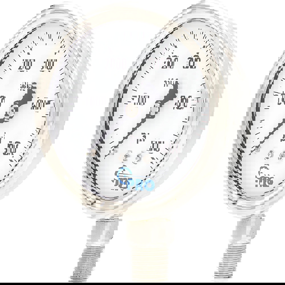 Pressure Gauges; Gauge Type: Pressure Single Scale ; Scale Type: Single ; Accuracy (%): 3-2-3% ; Dial Type: Analog ; Thread Type: NPT ; Bourdon Tube Material: Stainless Steel