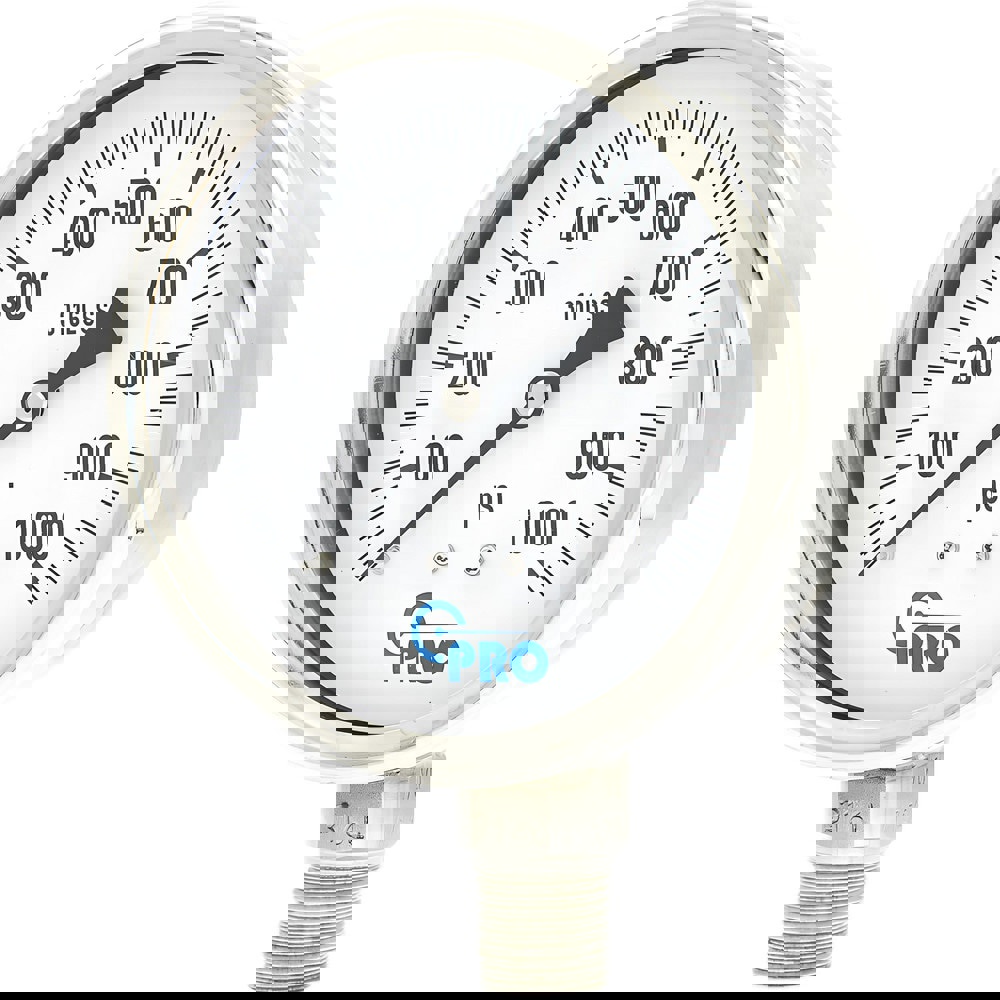 Pressure Gauges; Gauge Type: Pressure Single Scale ; Scale Type: Single ; Accuracy (%): 3-2-3% ; Dial Type: Analog ; Thread Type: NPT ; Bourdon Tube Material: Stainless Steel