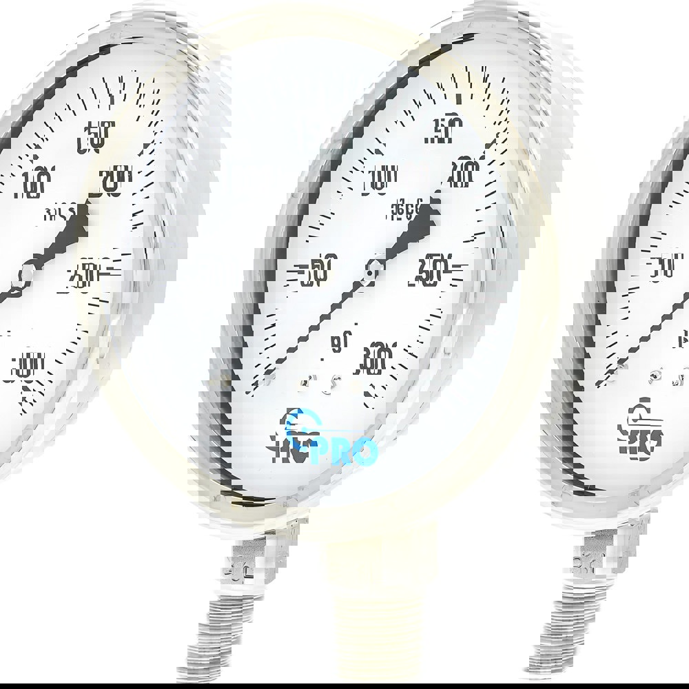 Pressure Gauges; Gauge Type: Pressure Single Scale ; Scale Type: Single ; Accuracy (%): 3-2-3% ; Dial Type: Analog ; Thread Type: NPT ; Bourdon Tube Material: Stainless Steel