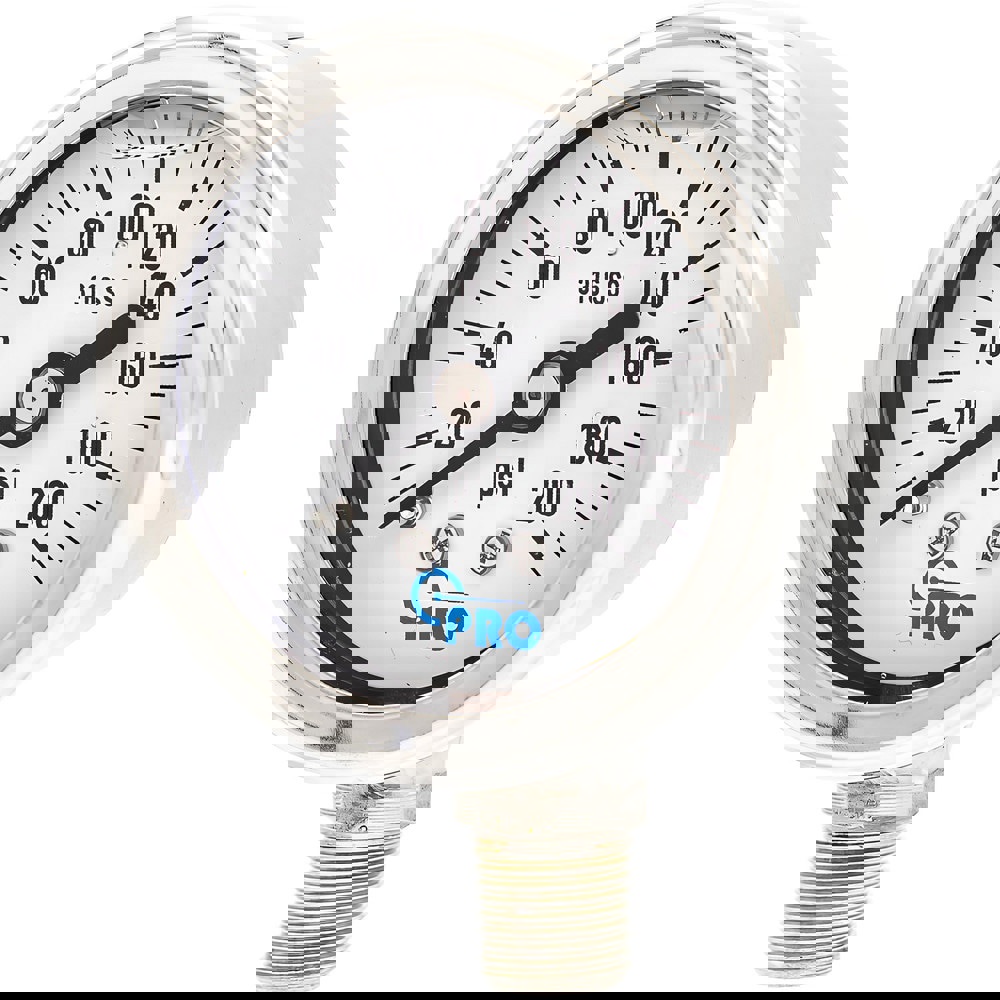 Pressure Gauges; Gauge Type: Pressure Single Scale ; Scale Type: Single ; Accuracy (%): 3-2-3% ; Dial Type: Analog ; Thread Type: NPT ; Bourdon Tube Material: Stainless Steel