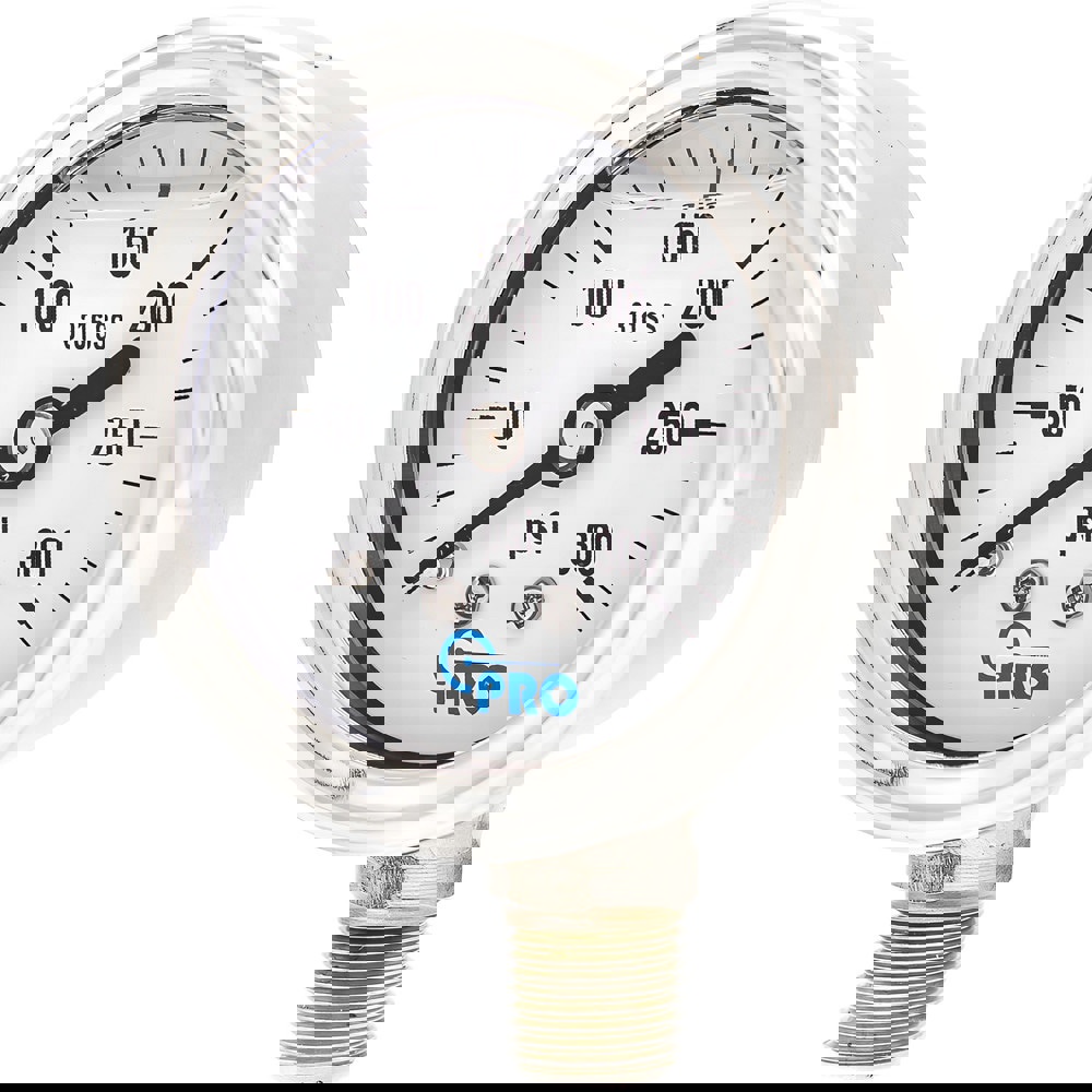 Pressure Gauges; Gauge Type: Pressure Single Scale ; Scale Type: Single ; Accuracy (%): 3-2-3% ; Dial Type: Analog ; Thread Type: NPT ; Bourdon Tube Material: Stainless Steel