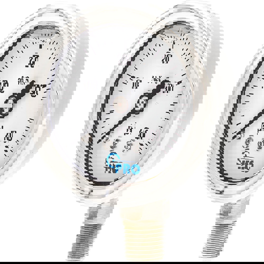 Pressure Gauges; Gauge Type: Pressure Single Scale ; Scale Type: Single ; Accuracy (%): 3-2-3% ; Dial Type: Analog ; Thread Type: NPT ; Bourdon Tube Material: Stainless Steel