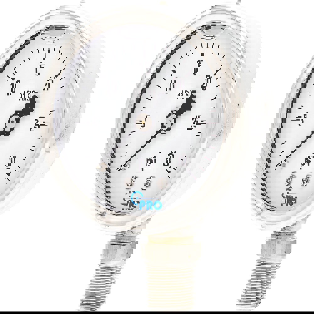 Pressure Gauges; Gauge Type: Pressure Single Scale ; Scale Type: Single ; Accuracy (%): 3-2-3% ; Dial Type: Analog ; Thread Type: NPT ; Bourdon Tube Material: Stainless Steel