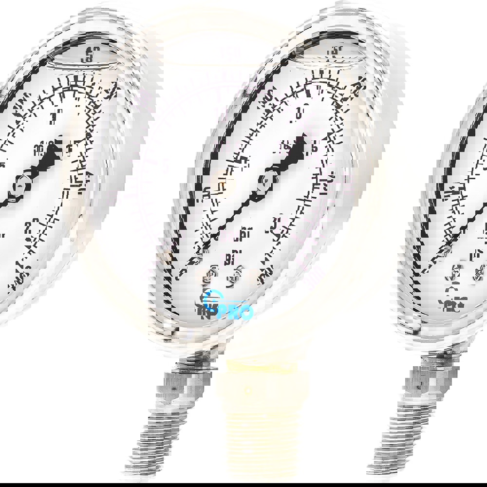 Pressure Gauges; Gauge Type: Pressure Dual Scale ; Scale Type: Dual ; Accuracy (%): 3-2-3% ; Dial Type: Analog ; Thread Type: NPT ; Bourdon Tube Material: Stainless Steel