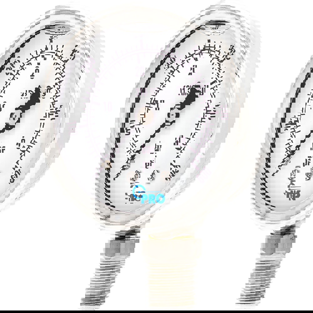 Pressure Gauges; Gauge Type: Pressure Dual Scale ; Scale Type: Dual ; Accuracy (%): 3-2-3% ; Dial Type: Analog ; Thread Type: NPT ; Bourdon Tube Material: Stainless Steel