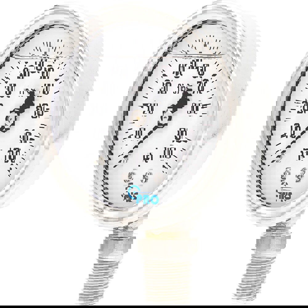 Pressure Gauges; Gauge Type: Pressure Single Scale ; Scale Type: Single ; Accuracy (%): 3-2-3% ; Dial Type: Analog ; Thread Type: NPT ; Bourdon Tube Material: Stainless Steel