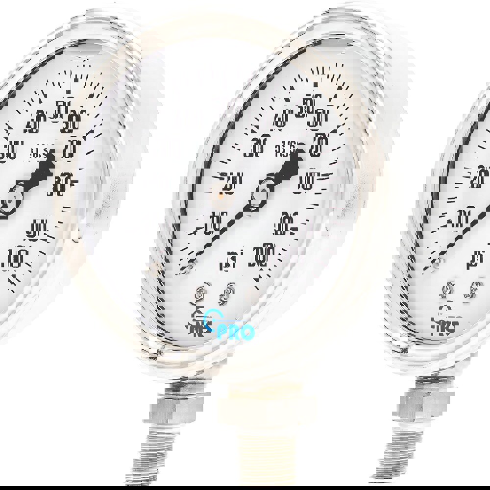 Pressure Gauges; Gauge Type: Pressure Single Scale ; Scale Type: Single ; Accuracy (%): 3-2-3% ; Dial Type: Analog ; Thread Type: NPT ; Bourdon Tube Material: Stainless Steel