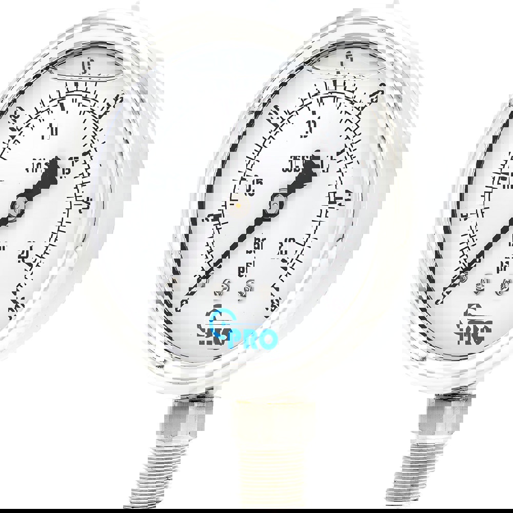 Pressure Gauges; Gauge Type: Pressure Dual Scale ; Scale Type: Dual ; Accuracy (%): 3-2-3% ; Dial Type: Analog ; Thread Type: NPT ; Bourdon Tube Material: Stainless Steel