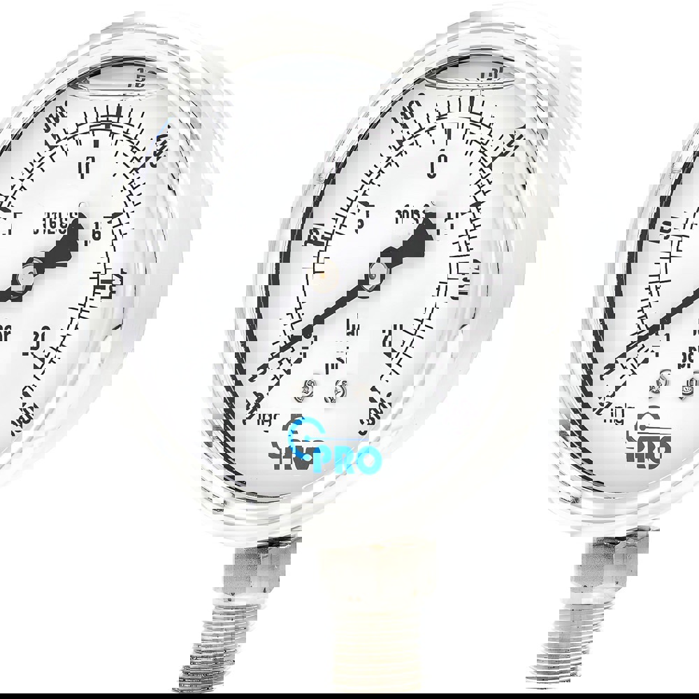 Pressure Gauges; Gauge Type: Pressure Dual Scale ; Scale Type: Dual ; Accuracy (%): 3-2-3% ; Dial Type: Analog ; Thread Type: NPT ; Bourdon Tube Material: Stainless Steel