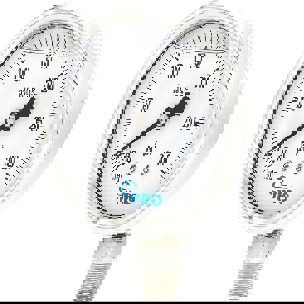 Pressure Gauges; Gauge Type: Pressure Single Scale ; Scale Type: Single ; Accuracy (%): 3-2-3% ; Dial Type: Analog ; Thread Type: NPT ; Bourdon Tube Material: Stainless Steel