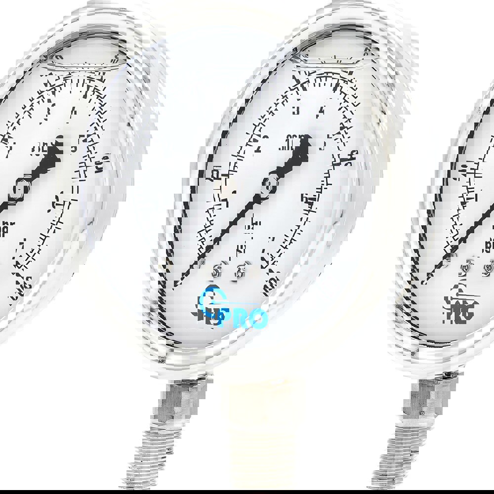 Pressure Gauges; Gauge Type: Pressure Dual Scale ; Scale Type: Dual ; Accuracy (%): 3-2-3% ; Dial Type: Analog ; Thread Type: NPT ; Bourdon Tube Material: Stainless Steel