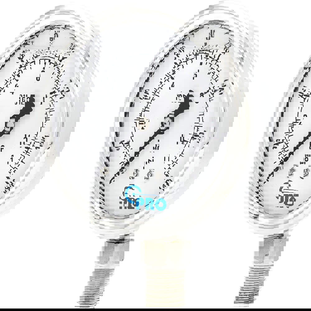 Pressure Gauges; Gauge Type: Pressure Dual Scale ; Scale Type: Dual ; Accuracy (%): 3-2-3% ; Dial Type: Analog ; Thread Type: NPT ; Bourdon Tube Material: Stainless Steel