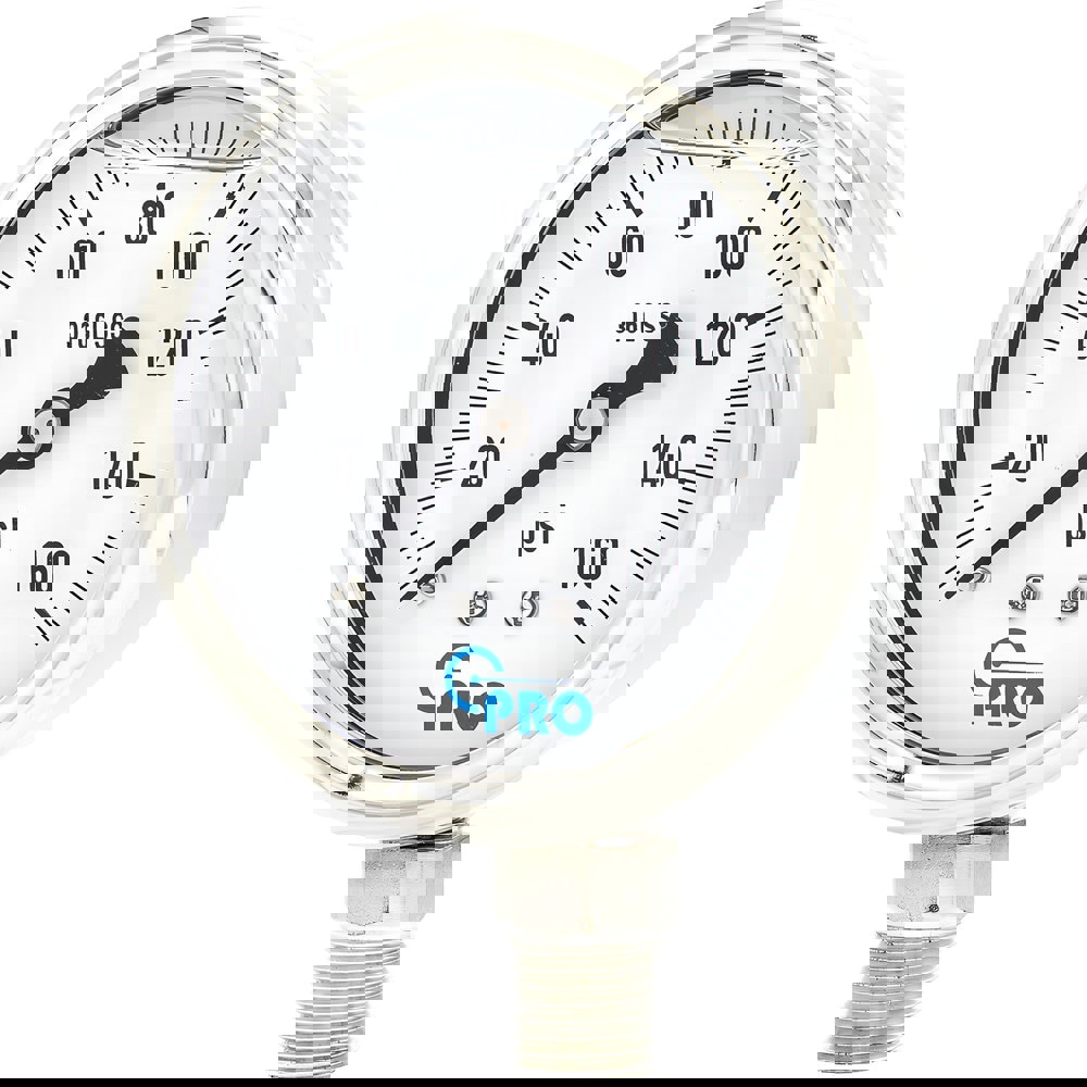 Pressure Gauges; Gauge Type: Pressure Single Scale ; Scale Type: Single ; Accuracy (%): 3-2-3% ; Dial Type: Analog ; Thread Type: NPT ; Bourdon Tube Material: Stainless Steel