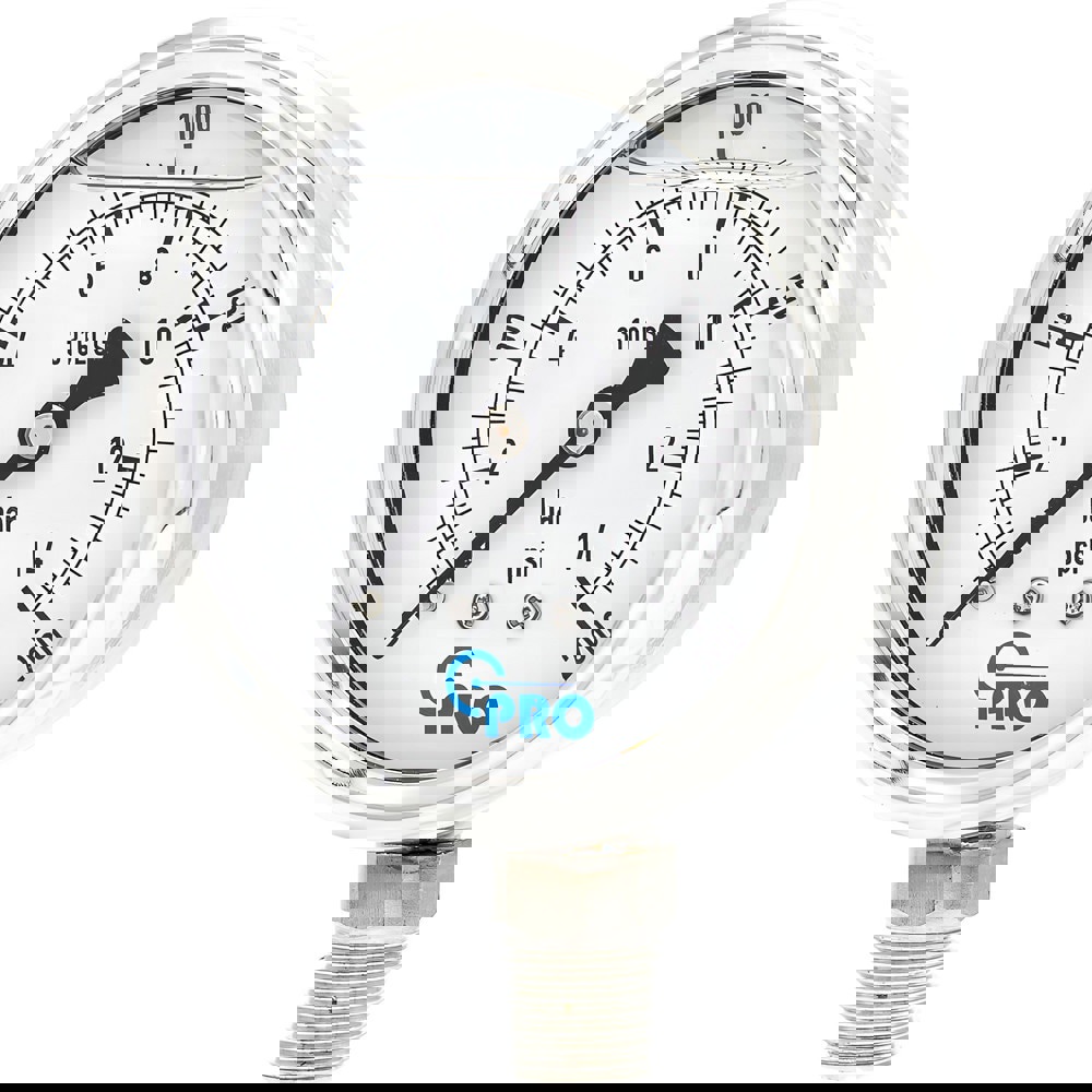 Pressure Gauges; Gauge Type: Pressure Dual Scale ; Scale Type: Dual ; Accuracy (%): 3-2-3% ; Dial Type: Analog ; Thread Type: NPT ; Bourdon Tube Material: Stainless Steel