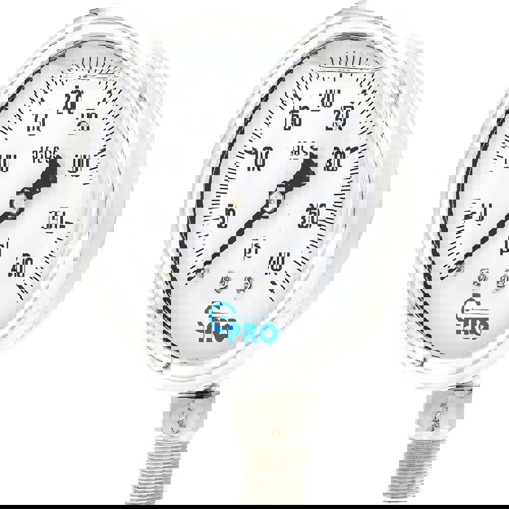Pressure Gauges; Gauge Type: Pressure Single Scale ; Scale Type: Single ; Accuracy (%): 3-2-3% ; Dial Type: Analog ; Thread Type: NPT ; Bourdon Tube Material: Stainless Steel