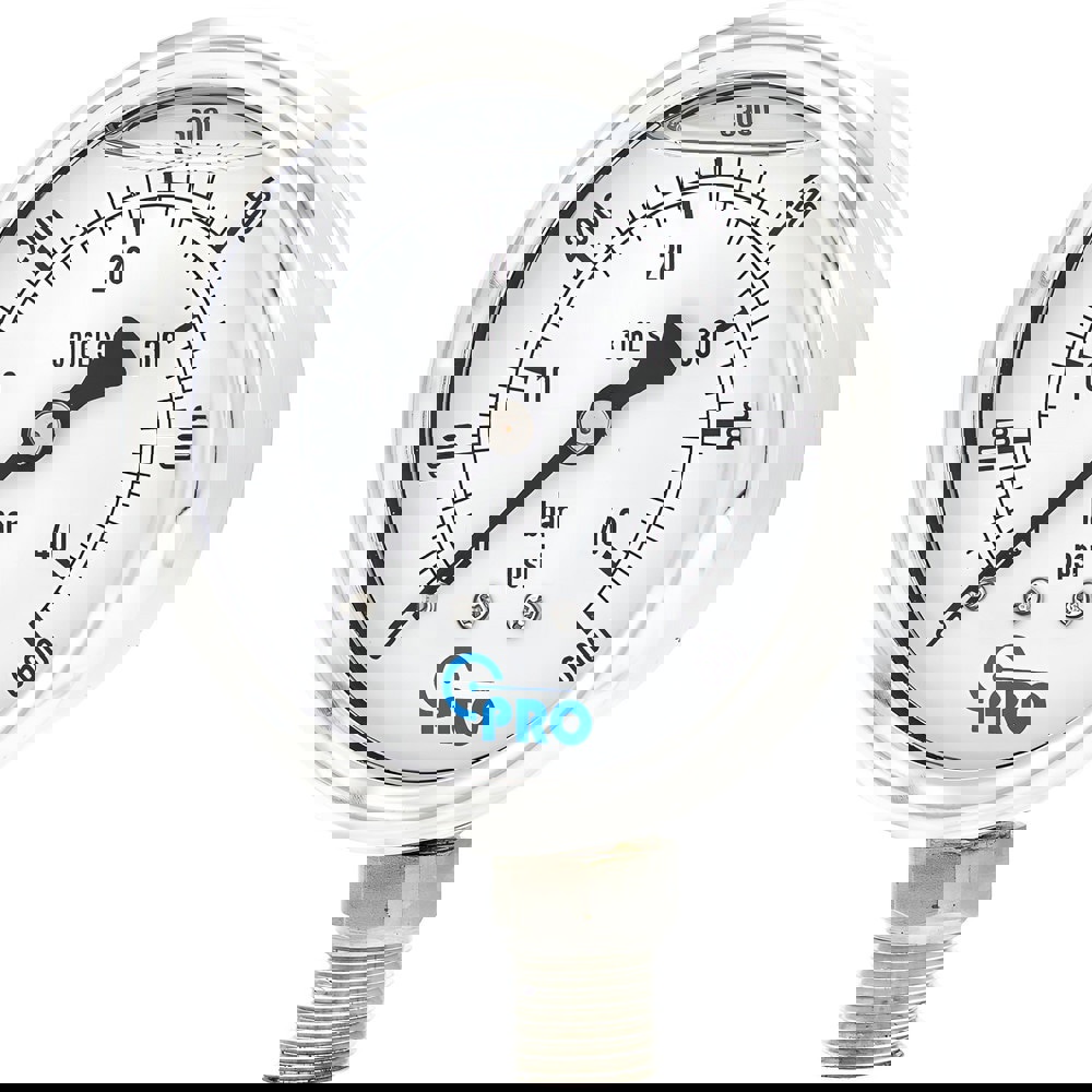 Pressure Gauges; Gauge Type: Pressure Dual Scale ; Scale Type: Dual ; Accuracy (%): 3-2-3% ; Dial Type: Analog ; Thread Type: NPT ; Bourdon Tube Material: Stainless Steel