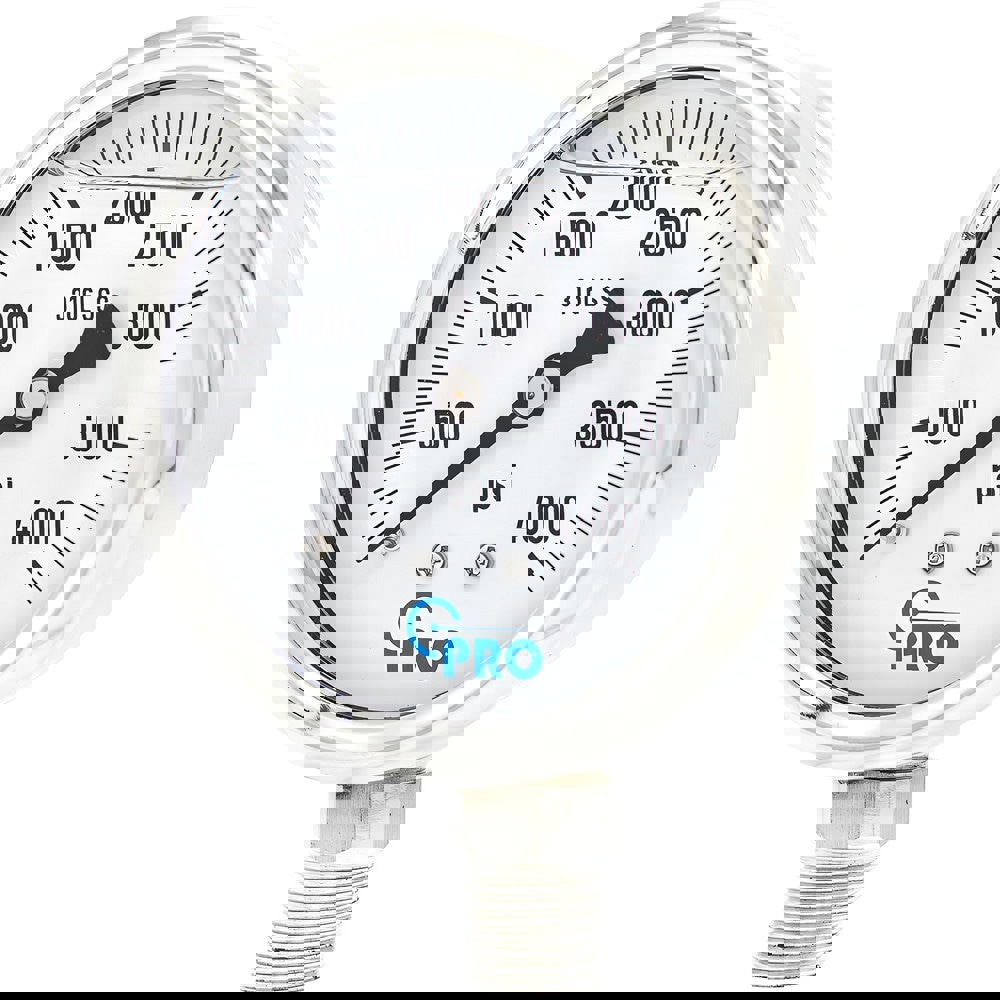 Pressure Gauges; Gauge Type: Pressure Single Scale ; Scale Type: Single ; Accuracy (%): 3-2-3% ; Dial Type: Analog ; Thread Type: NPT ; Bourdon Tube Material: Stainless Steel