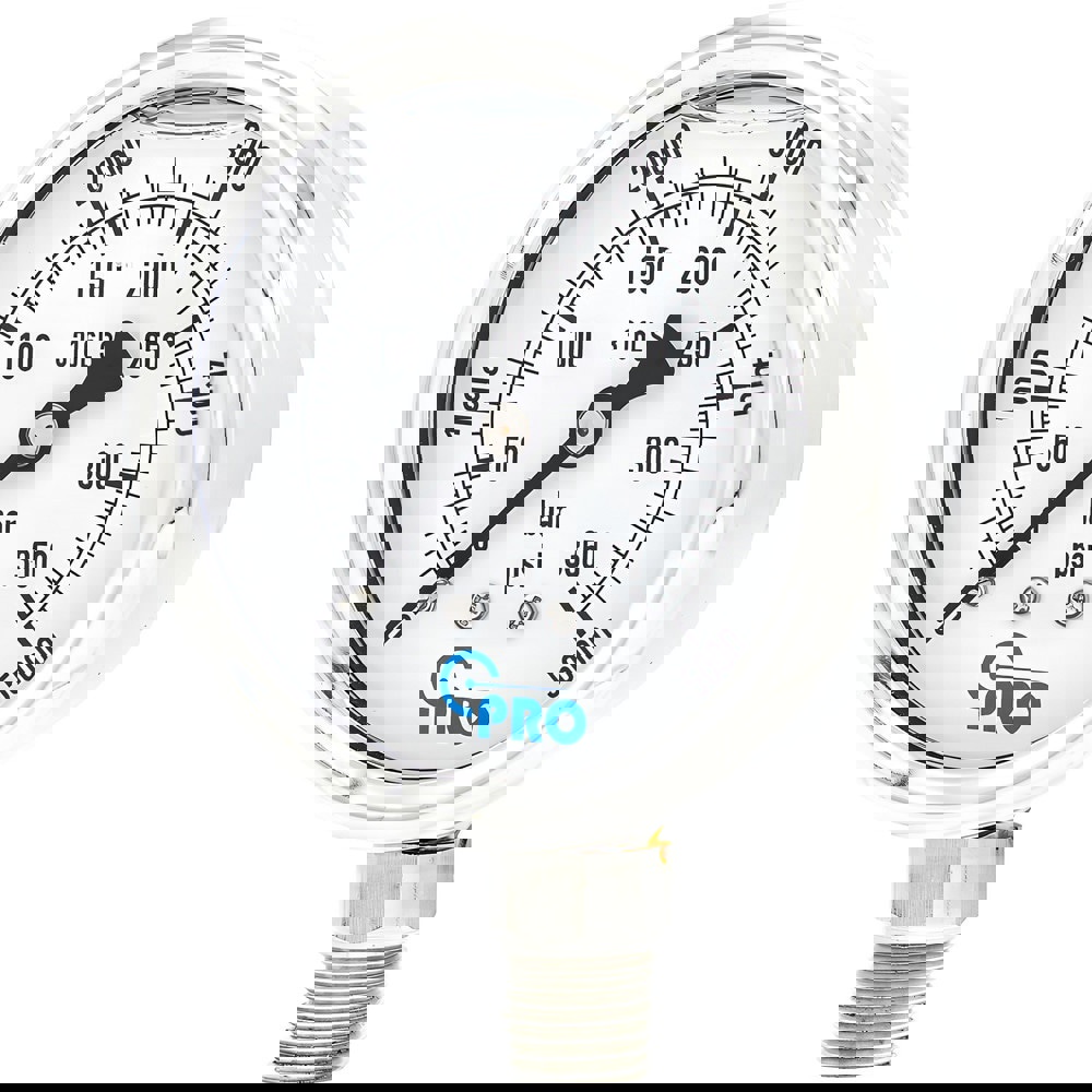 Pressure Gauges; Gauge Type: Pressure Dual Scale ; Scale Type: Dual ; Accuracy (%): 3-2-3% ; Dial Type: Analog ; Thread Type: NPT ; Bourdon Tube Material: Stainless Steel