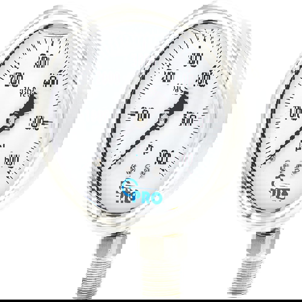 Pressure Gauges; Gauge Type: Pressure Single Scale ; Scale Type: Single ; Accuracy (%): 3-2-3% ; Dial Type: Analog ; Thread Type: NPT ; Bourdon Tube Material: Stainless Steel