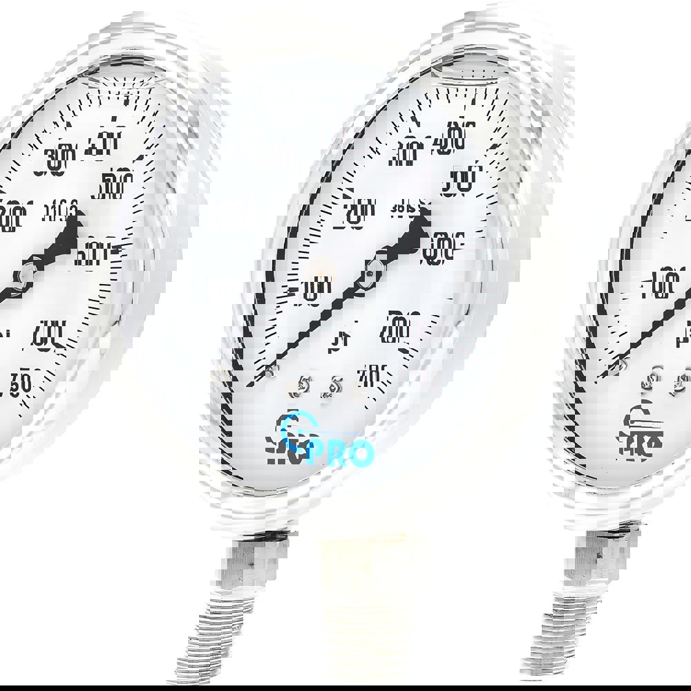 Pressure Gauges; Gauge Type: Pressure Single Scale ; Scale Type: Single ; Accuracy (%): 3-2-3% ; Dial Type: Analog ; Thread Type: NPT ; Bourdon Tube Material: Stainless Steel