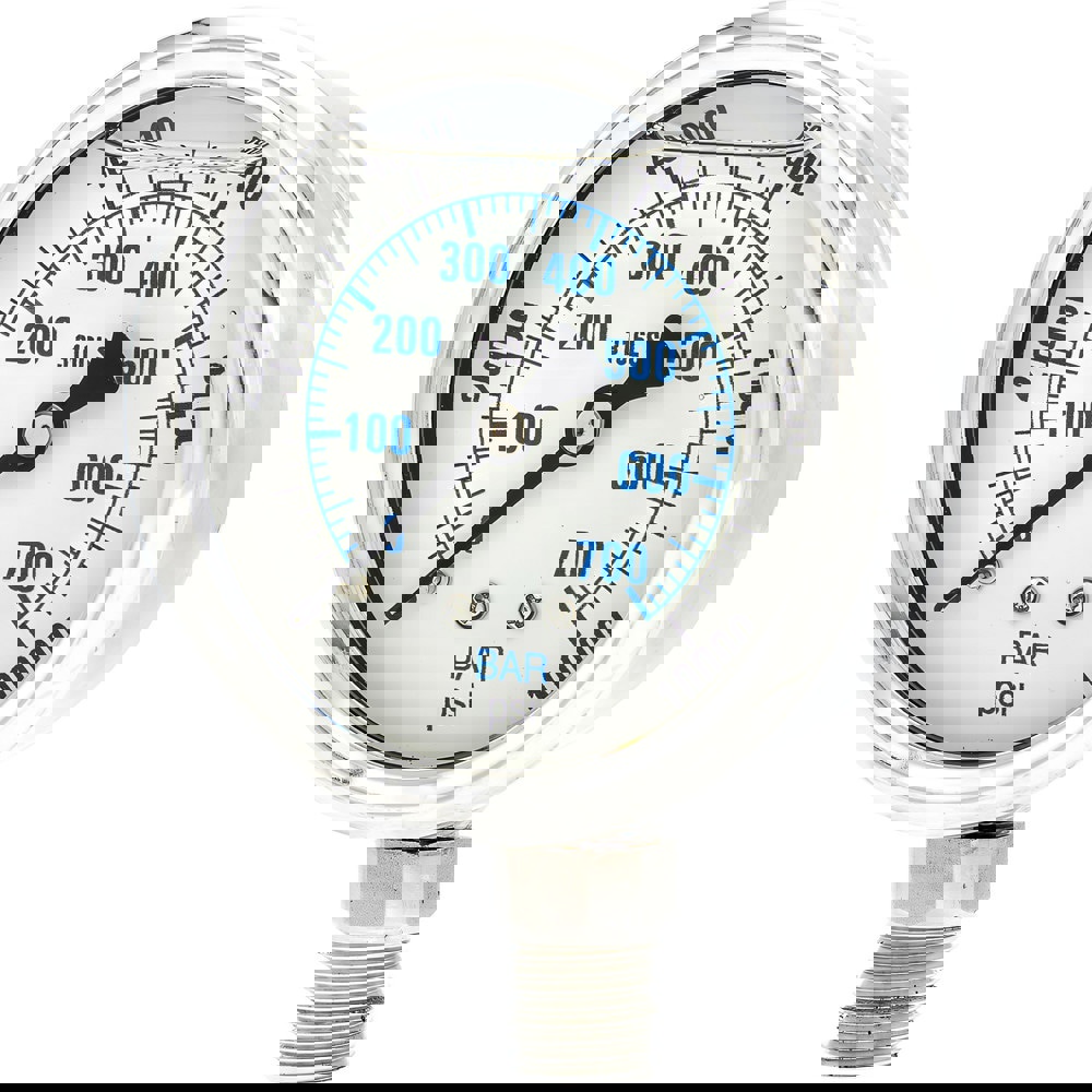 Pressure Gauges; Gauge Type: Industrial Pressure Gauges ; Scale Type: Dual ; Accuracy (%): 2-1-2% ; Dial Type: Analog ; Thread Type: 1/4