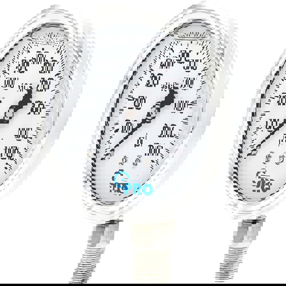 Pressure Gauge: 2-1/2