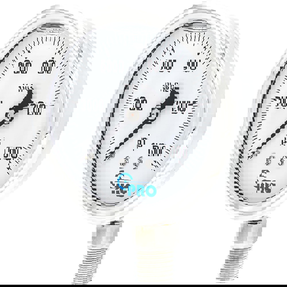 Pressure Gauges; Gauge Type: Pressure Single Scale ; Scale Type: Single ; Accuracy (%): 3-2-3% ; Dial Type: Analog ; Thread Type: NPT ; Bourdon Tube Material: Stainless Steel