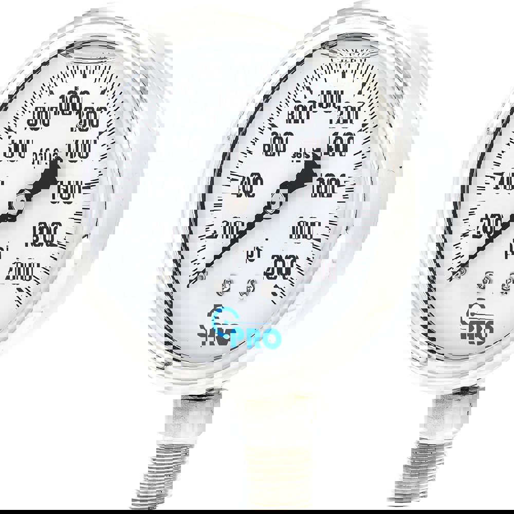 Pressure Gauges; Gauge Type: Pressure Dual Scale ; Scale Type: Dual ; Accuracy (%): 3-2-3% ; Dial Type: Analog ; Thread Type: NPT ; Bourdon Tube Material: Stainless Steel