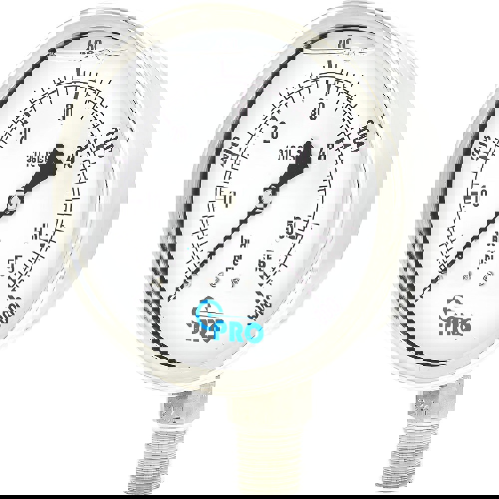 Pressure Gauges; Gauge Type: Pressure Dual Scale ; Scale Type: Dual ; Accuracy (%): 3-2-3% ; Dial Type: Analog ; Thread Type: NPT ; Bourdon Tube Material: Stainless Steel