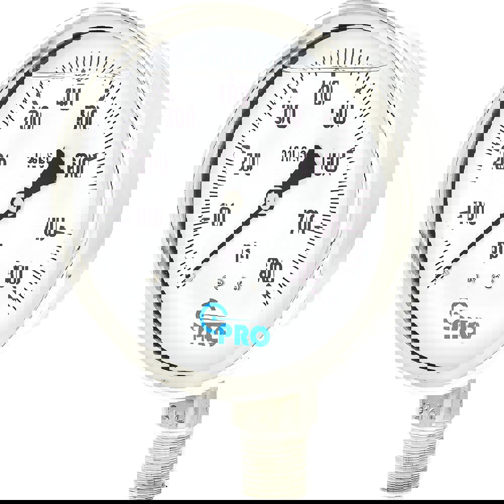 Pressure Gauges; Gauge Type: Pressure Single Scale ; Scale Type: Single ; Accuracy (%): 3-2-3% ; Dial Type: Analog ; Thread Type: NPT ; Bourdon Tube Material: Stainless Steel