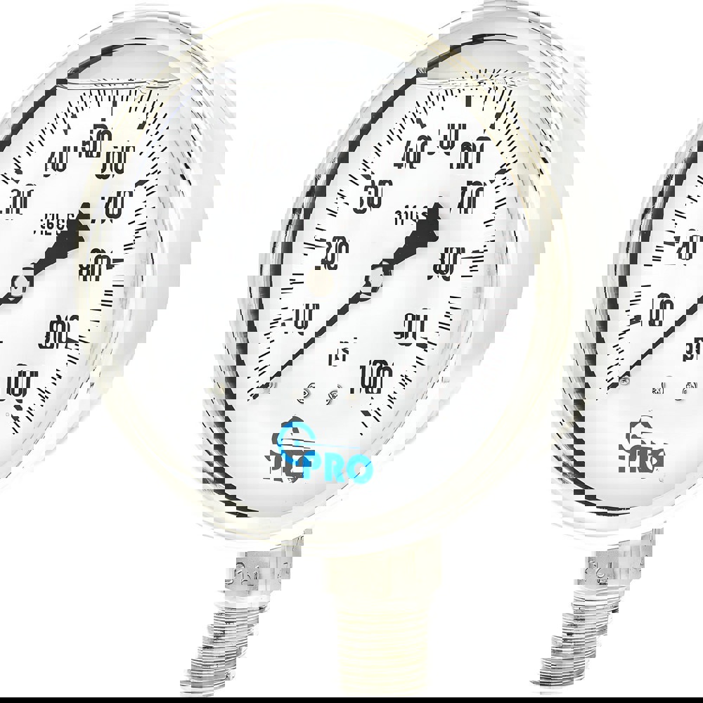 Pressure Gauges; Gauge Type: Pressure Single Scale ; Scale Type: Single ; Accuracy (%): 3-2-3% ; Dial Type: Analog ; Thread Type: NPT ; Bourdon Tube Material: Stainless Steel