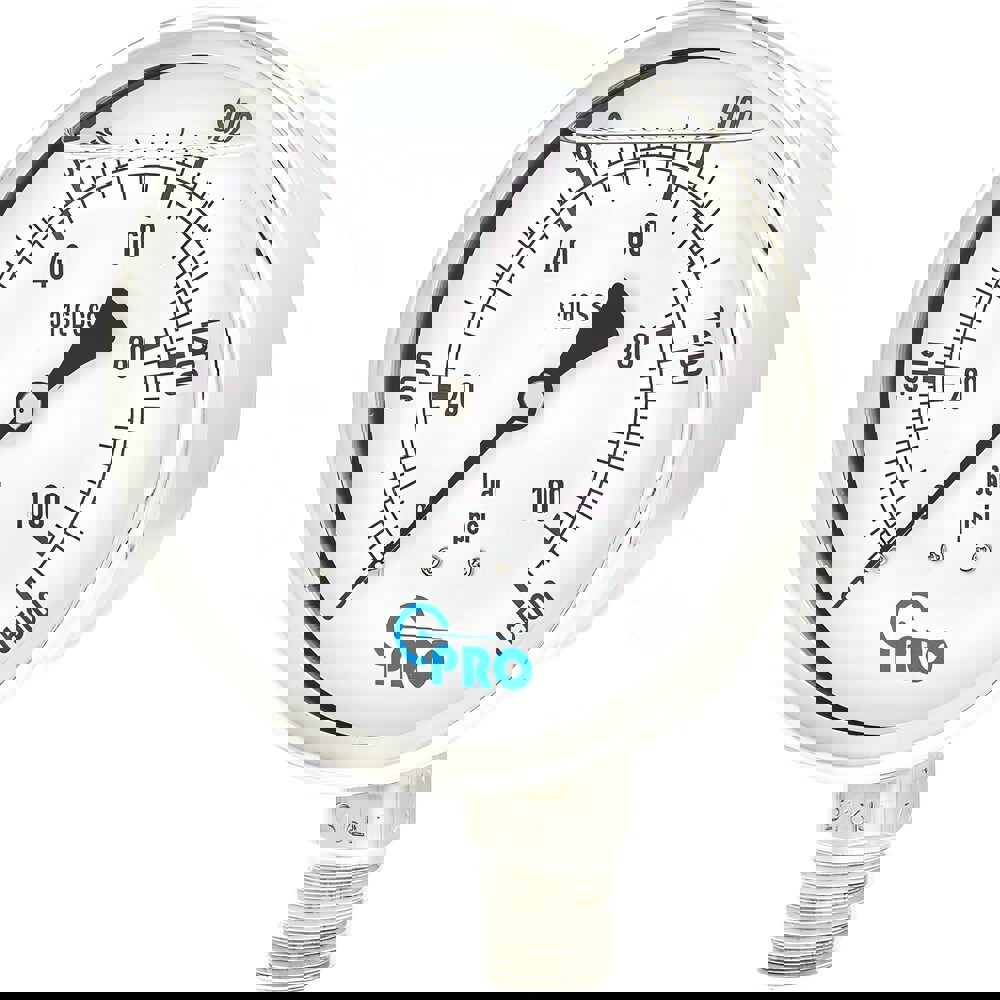 Pressure Gauges; Gauge Type: Pressure Dual Scale ; Scale Type: Dual ; Accuracy (%): 3-2-3% ; Dial Type: Analog ; Thread Type: NPT ; Bourdon Tube Material: Stainless Steel