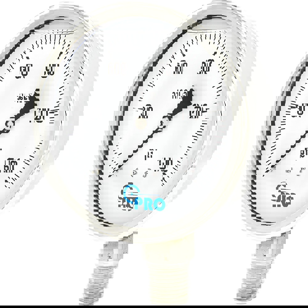 Pressure Gauges; Gauge Type: Pressure Single Scale ; Scale Type: Single ; Accuracy (%): 3-2-3% ; Dial Type: Analog ; Thread Type: NPT ; Bourdon Tube Material: Stainless Steel